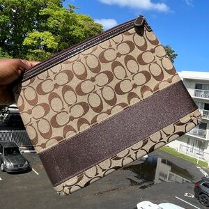 Coach signature iPad case